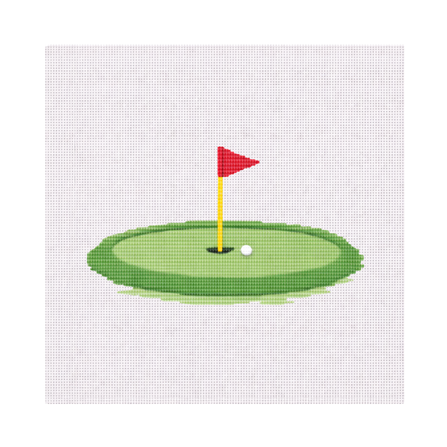 Putting Green — 8" x 8" Canvas