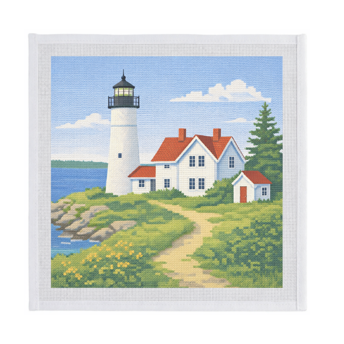 Lighthouse and Large House