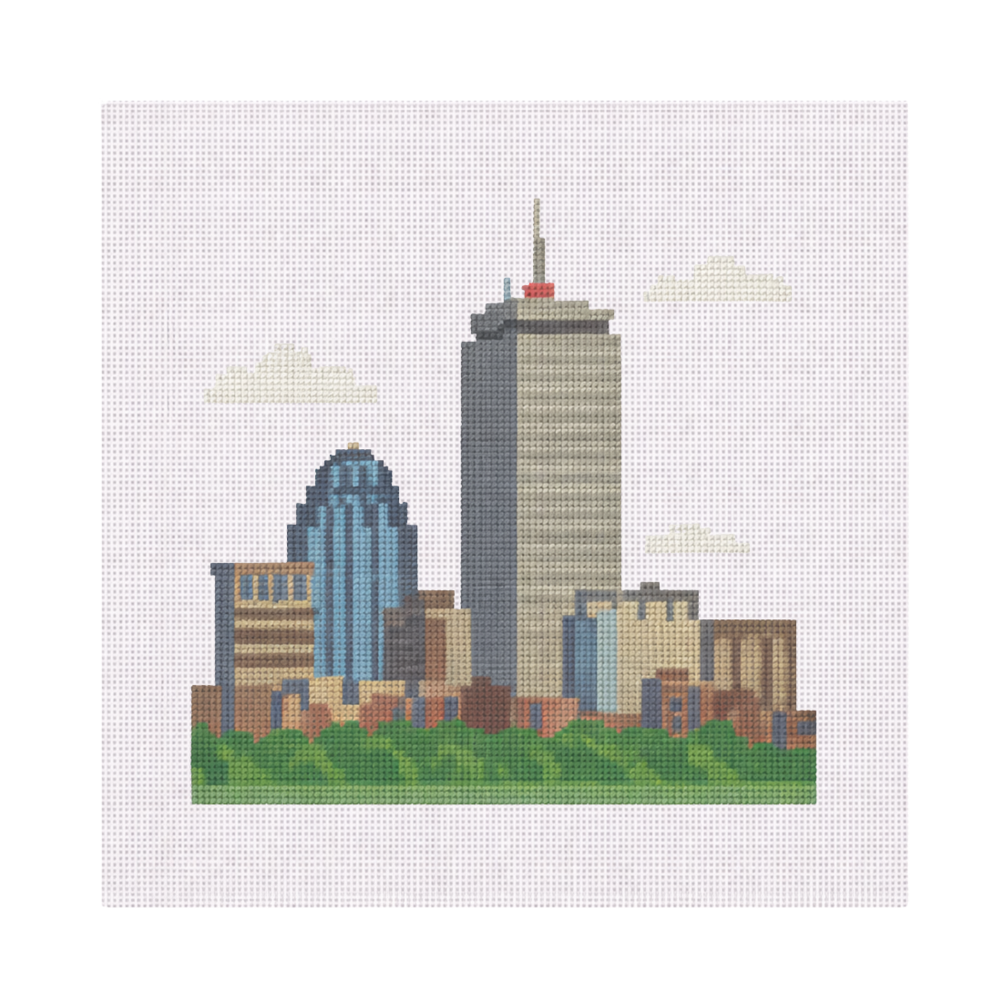 Back Bay Buildings — 12" x 12" Canvas