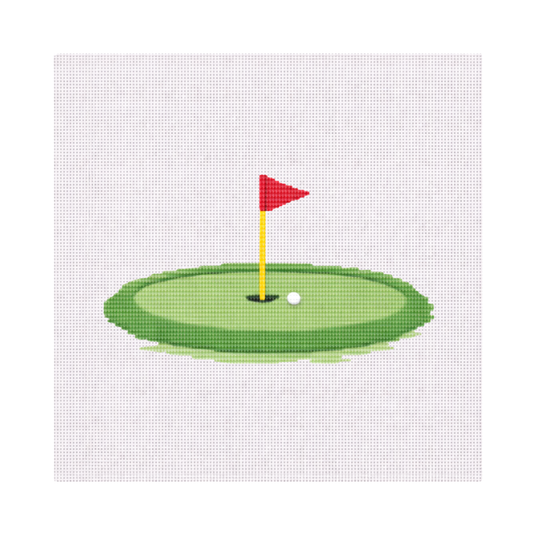 Putting Green — 8" x 8" Canvas