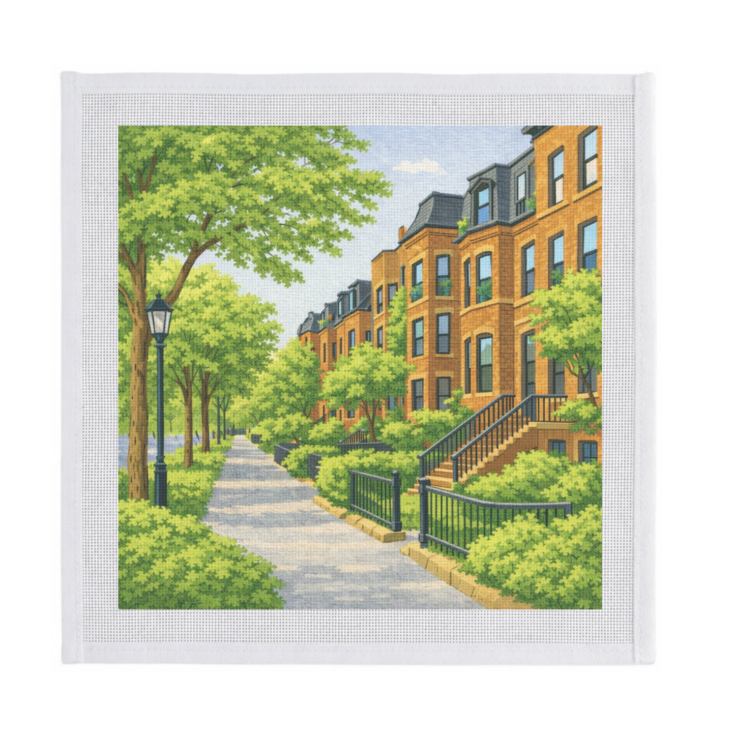 Back Bay Street in Summer