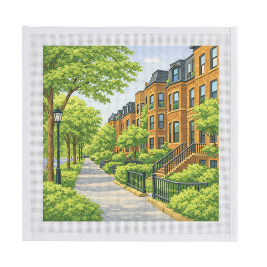 Back Bay Street in Summer