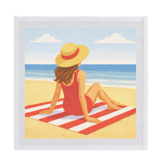 Girl on Beach Towel