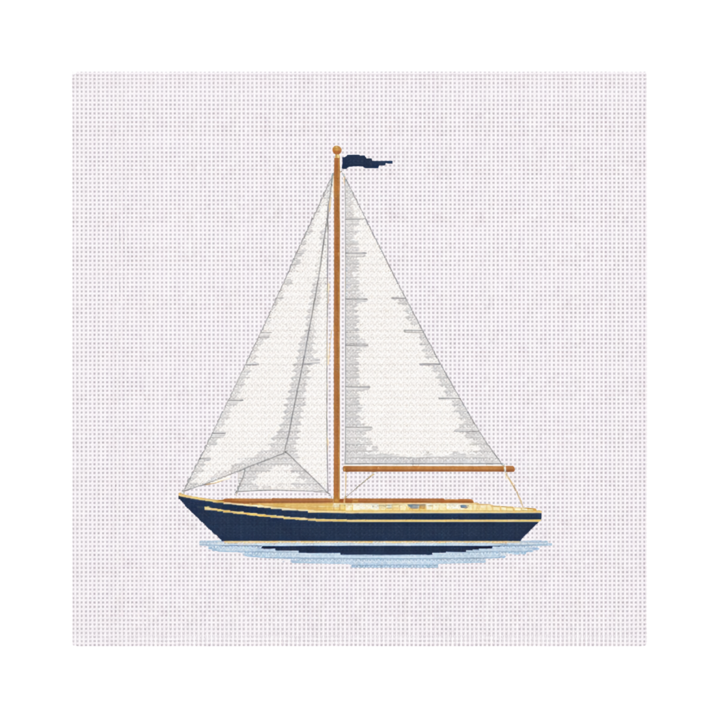 Sailboat — 8" x 8" Canvas