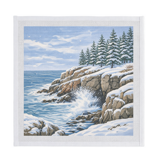 Seaside Cliff in Winter