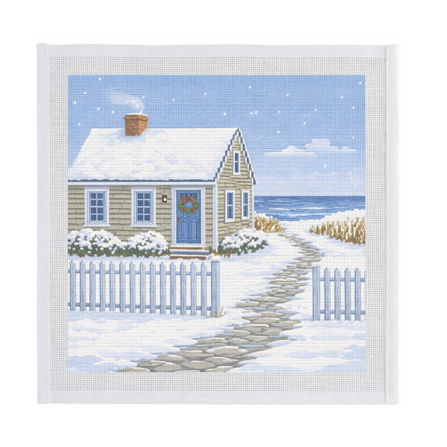 Seaside Cottage in Winter