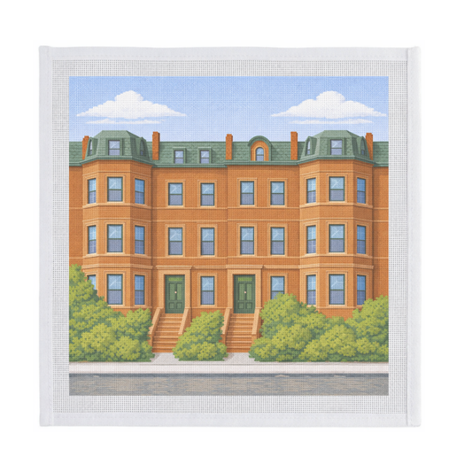 Back Bay Brownstones in Summer