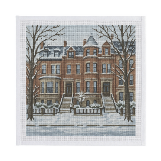 Back Bay Brownstones in Winter
